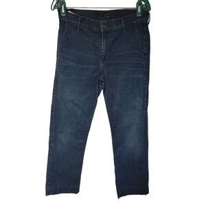 Citizens of Humanity Cropped Size 30 Low Waisted Crop Blue Denim